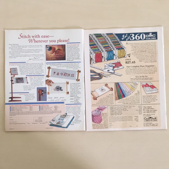 1991-93 Lot of 7 Cross Stitch & Country Crafts Magazines Vintage (Better Homes) - Picture 3 of 11